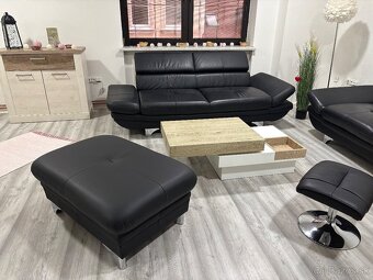 Prodám luxusní koženou sedací soupravu NIERI - 6