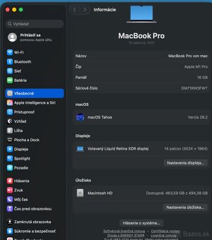 MacBook Pro 14" M1 Pro 16GB RAM 512GB SSD Space Grey SK - 6