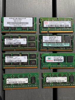 Notebook RAM pamäte: 256 MB, 512 MB, 1 GB a 2 GB - 6