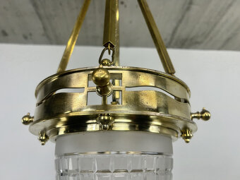 Secesná závesná lampa Jutta Sika - Kolo Moser - 6