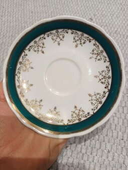 Porcelánová šálka + podšálka - 6