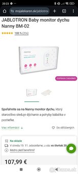 Jablotron monitor dychu Nanny - 6