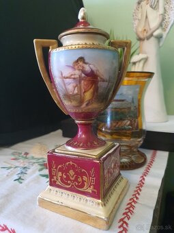 Starožitná porcelánová amfora Alt Wien - 6