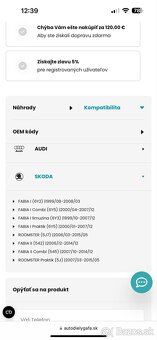 Opravná sada horného uloženia tlmiča KAMOKA - 6