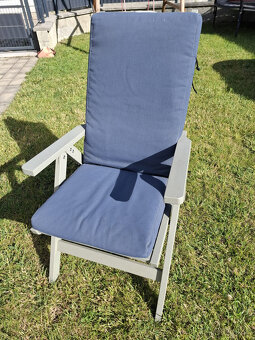 Drevené záhradné stoličky IKEA, 5x - 6