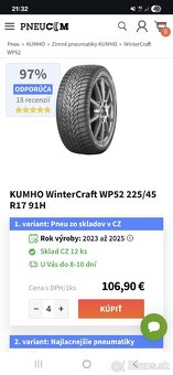 Disky+Pneu 5x112 R17 - 6