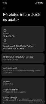 XIAOMI 15 12GB/512GB BLACK - 6