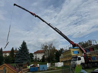 Autodoprava s hydraulickou rukou, práca s HR - 6