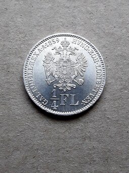1/4 zlatník 1859 B - 6