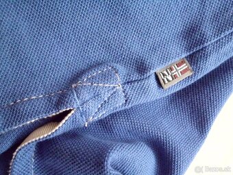 Napapijri slim pánske pólo tričko M - 6