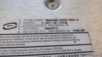 Cisco Catalyst 3750 - 6