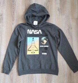 Nové chlapčenské mikiny,tričko,ponožky NASA 164 - 6