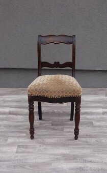 Set viktoriánskych jedálenských stoličiek 4 ks – ( 260 ). - 6