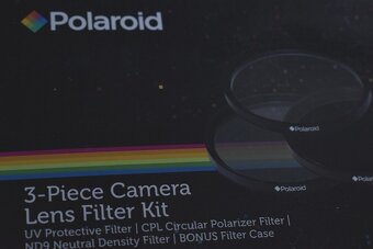 sada filtrov Polaroid - 3x 55 mm - 3x 58 mm - UV CPL ND9 - 6