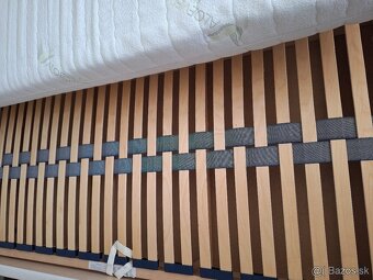 manželská postel 180x200 + rošty, bez matracov - 6