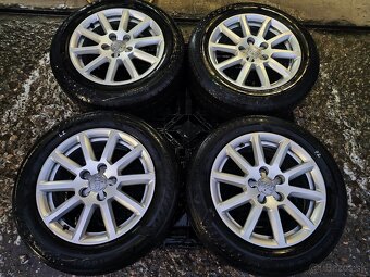 Alu sada =5x112 =orig. AUDI= s pneu= 205/60 R16 - 6