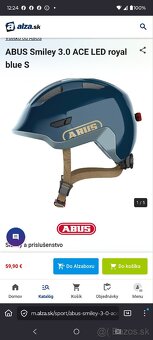 Abus Smiley 3.0 PC 60 EUR nova detska helma na bicykel - 6