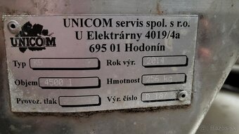 Nerezová nádrž s duplikátorom 4.500 L - 6