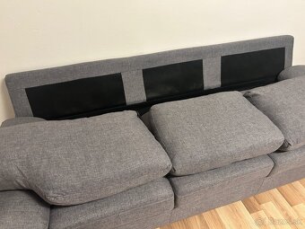 3-miestna sivá sedačka - 6