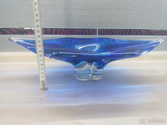 hutné sklo, váza, misa - 6