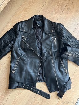 Kožená bundách ekokoza M - 6