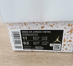 Air Jordan 4 Metalic Gold - 6