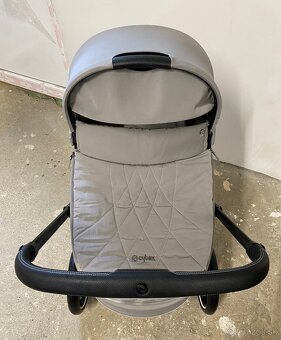 Kočík Cybex Priam Chrome Black - Soho Grey - Trojkombinácia - 6