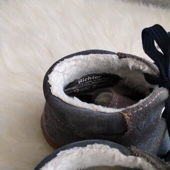 Detské kožené topánky Richter, 22 – flexibilné - 6