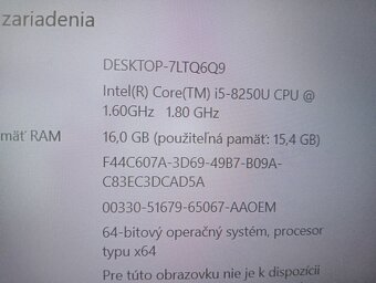 Hp elitebook 850 g5 / Intel core i5 / 16gb ram / 256gb ssd - 6