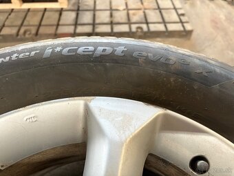 Original Nissan elektrony 17" + pneu zimne - 6