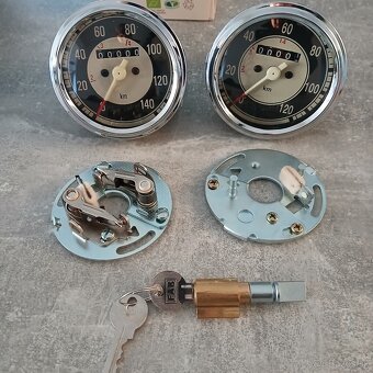 JAWA 250 české zadné tlmice, kolená výfukov - 6