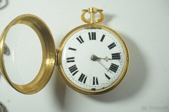 barokove vreckove hodinky spindlovky ca. 1700-1710 - 6