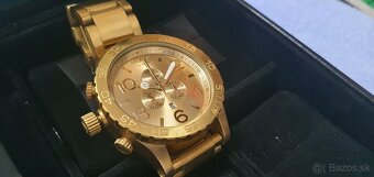 Nixon Zlaté hodinky aj strieborne veľká nad 5cm priemer - 6