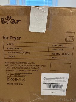 Teplovzdušná fritéza - AIR FRYER BEAR - 6