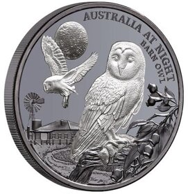 DINGO - AUSTRALIA V NOCI - investičná strieborna  minca - 6