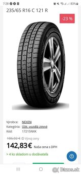 NEXEN 215/65/ 16C celoročné pneu - 6