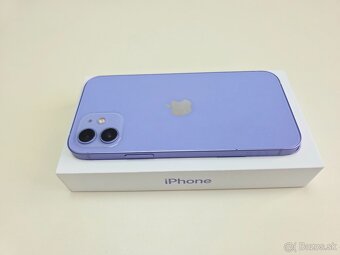 APPLE IPHONE 12 PURPLE 64GB,ZDRAVIE BATERKY 100% - 6