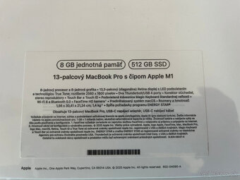 MacBook Pro 13” (M1, 2020) – nový, nerozbalený - 6
