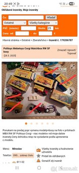 Politoys Mebetoys Corgi Matchbox RW SF boxy - 6
