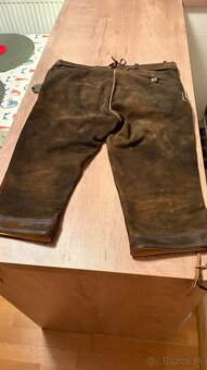 Poľovnícke nohavice kožené - 6