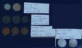 Zbierka mincí - Slovenský štát, Československo, Slovensko - 6