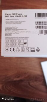 Predam uplne novy telefon XIAOMI 12X - 6