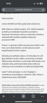 Notebook Lenovo IDEAPAD 3 15ADA05 AMD - 6