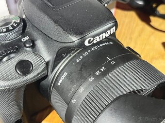 Canon EOS 100D + kvalitna SIGMA 17-70mm f2,8-4 DC OS - 6