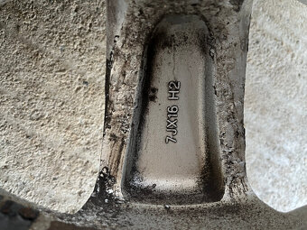 Hliníkové disky 16 5x112 + zimné pneu Dunlop 205/55 R16 - 6