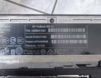HP ProBook 650 G1 - i5 - 4GB RAM - 6