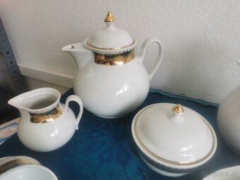 Starožitna čajová a kávová sada, czechoslovakia - 6
