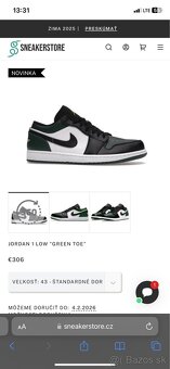 Jordan 1 low “Green toe” - 6