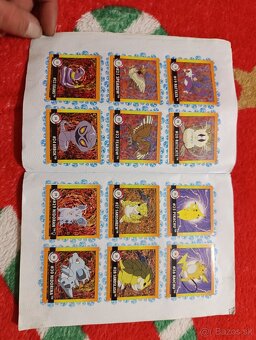 Pokémon nálepky plus album 1999 - 6