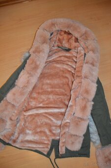 Dámska bunda s kožušinou - 6